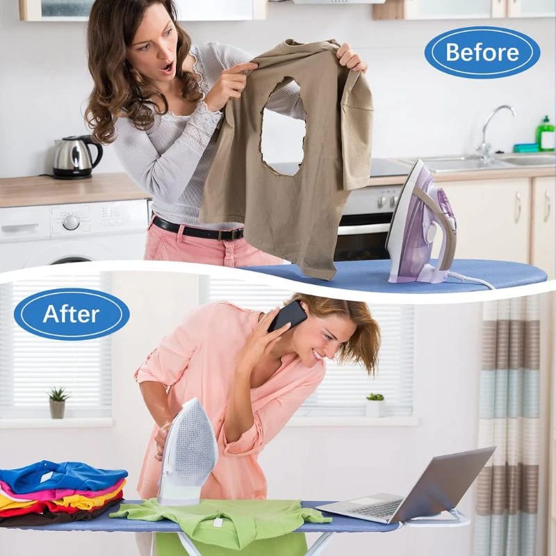 Teflon Iron Cover Protector | Non Stick Garments Care Cover For Iron | Heat Resistant Ironing Shoe for Clothes Protection - Premium Quality thumbnail 3
