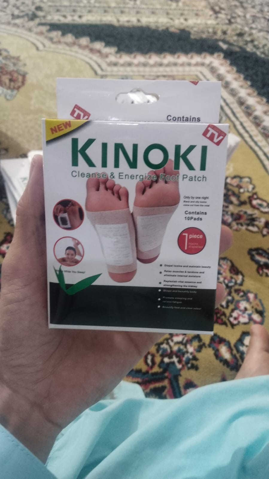 Kinoki Bamboo Vinegar Detox Foot Patches – Deep Cleansing & Relaxing Foot Pads (10 Pads Pack) thumbnail 3