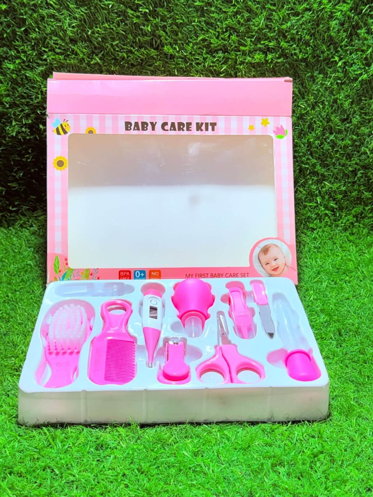 All-in-One Newborn Baby Care Kit & Grooming Set (BPA Free) + FREE Silicone Baby Food Squeeze Feeder Spoon🎉 thumbnail 1