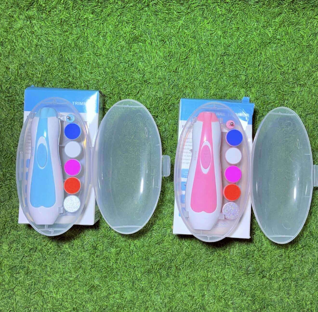 Safe Electric Baby Nail Trimmer & Polisher Kit with 6 Grinding Heads 💅👶 thumbnail 3