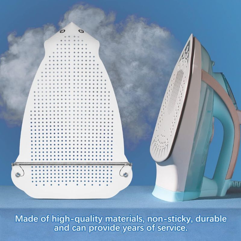 Teflon Iron Cover Protector | Non Stick Garments Care Cover For Iron | Heat Resistant Ironing Shoe for Clothes Protection - Premium Quality thumbnail 1